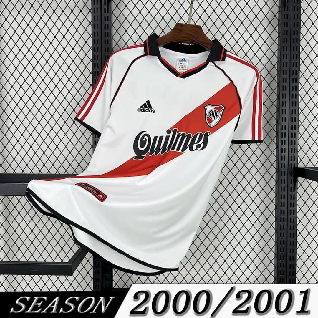 Camisola Retrô River Plate 2000/01