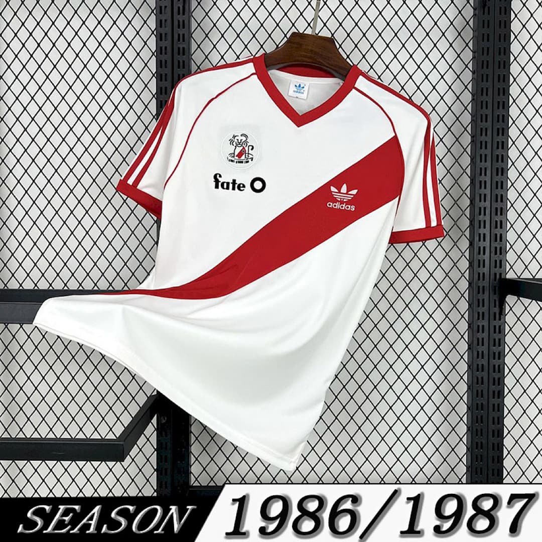 Camisola Retrô River Plate 1986/87