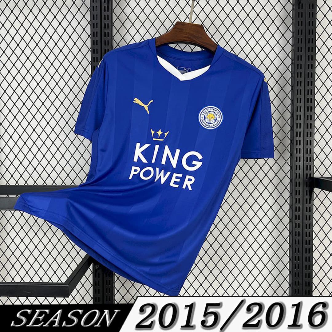Camisola Retrô Leicester City 2015/16