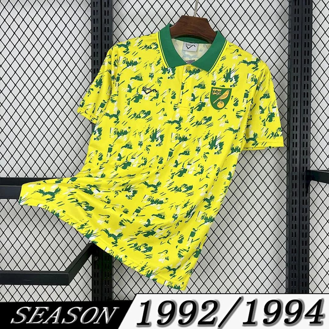 Camisola Retrô Norwich City 1992/94