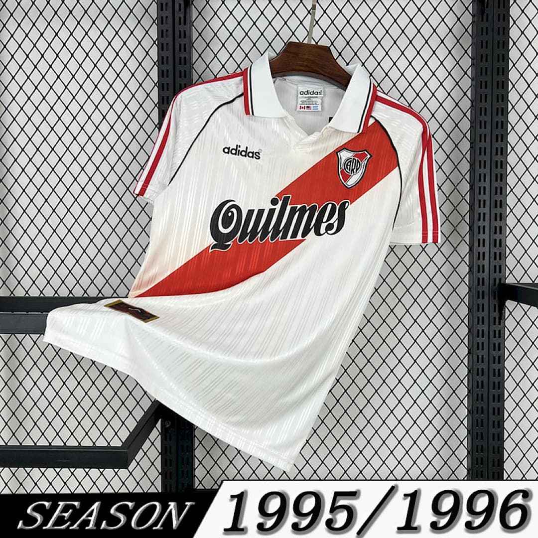 Camisola Retrô River Plate 1995/96