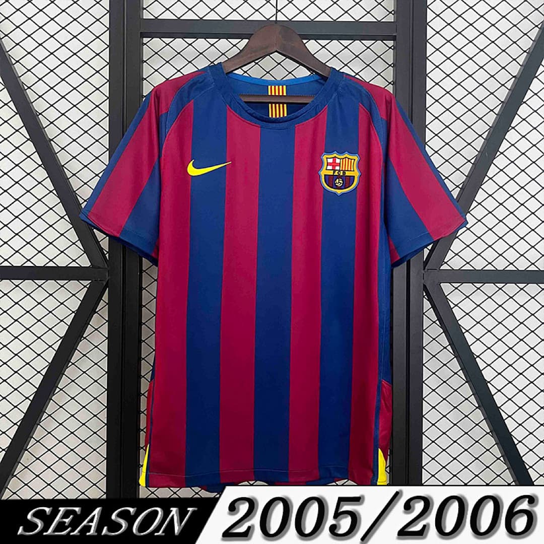 Camisola Retrô Barcelona 2005/06
