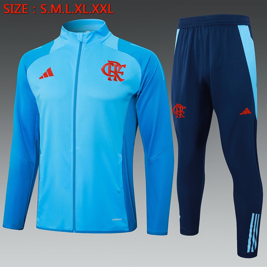 Casaco Flamengo 2026/27 — Azul Claro