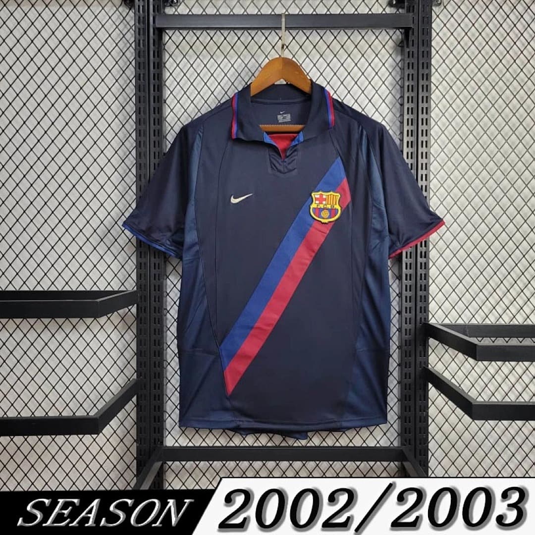 Camisola Retrô Barcelona 2002/03