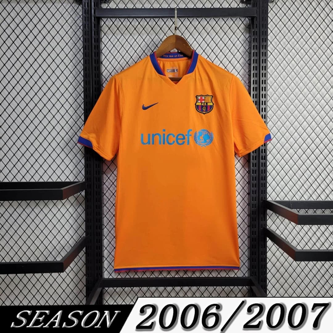 Camisola Retrô Barcelona 2006/07 Away