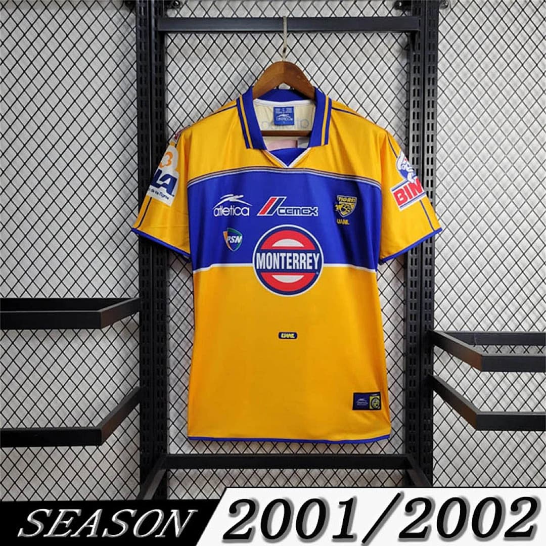 Camisola Retrô Tigres 2001/02