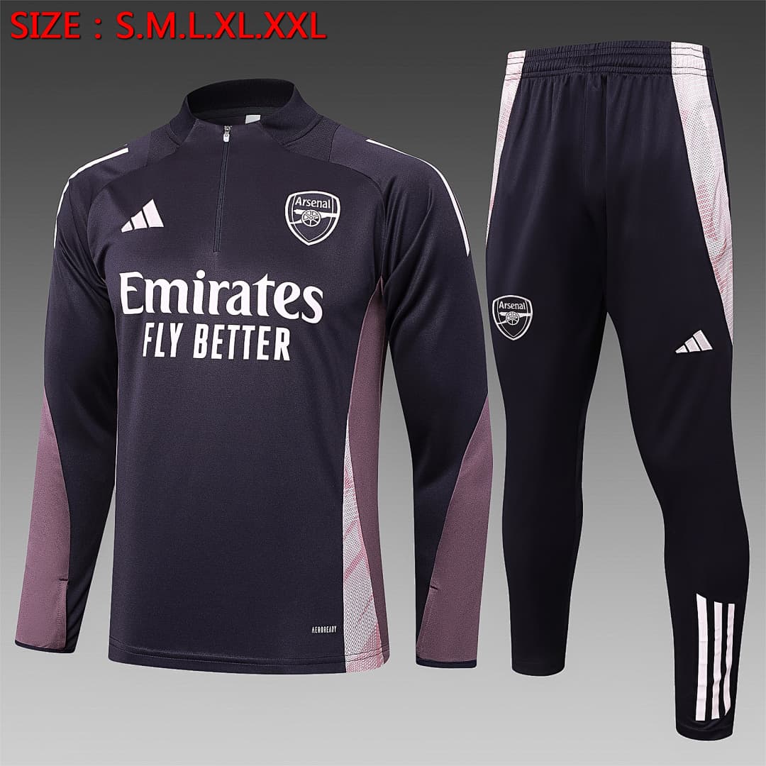 Fato de Treino Arsenal Manga Longa 2026/27 — Cinza Escuro