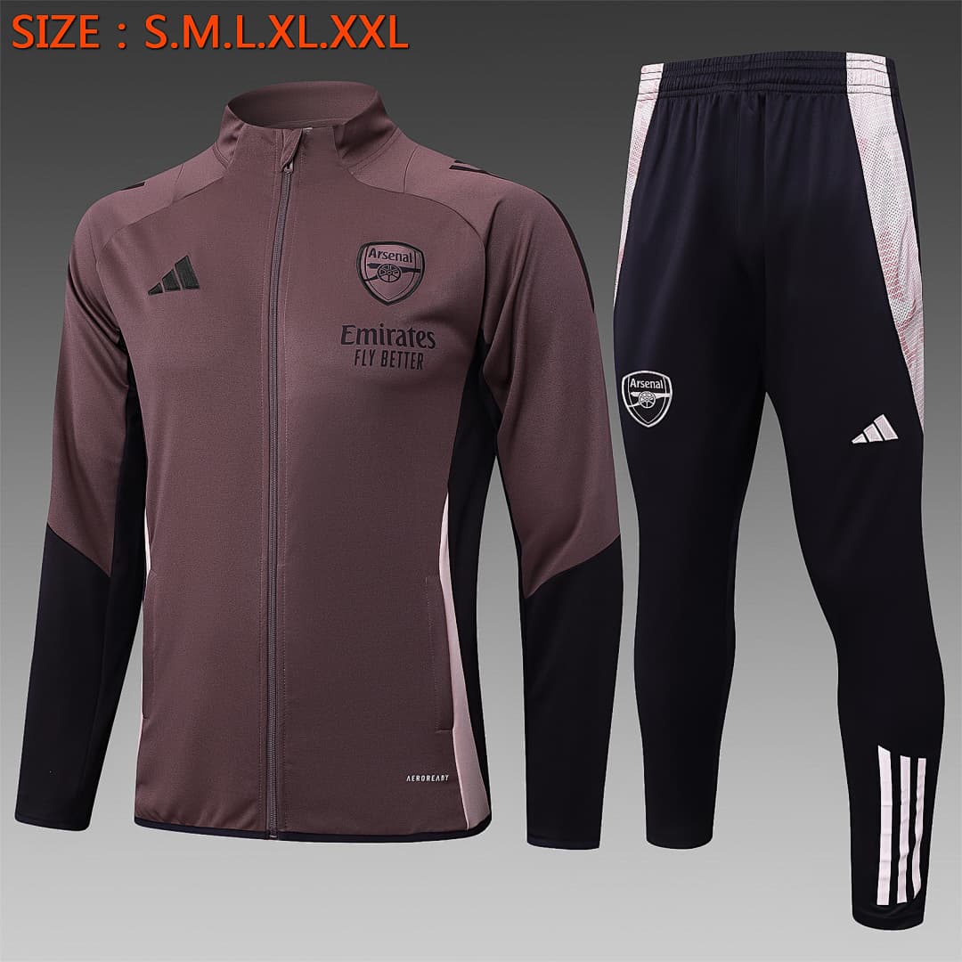 Casaco Arsenal 2026/27 — Cinza Roxo