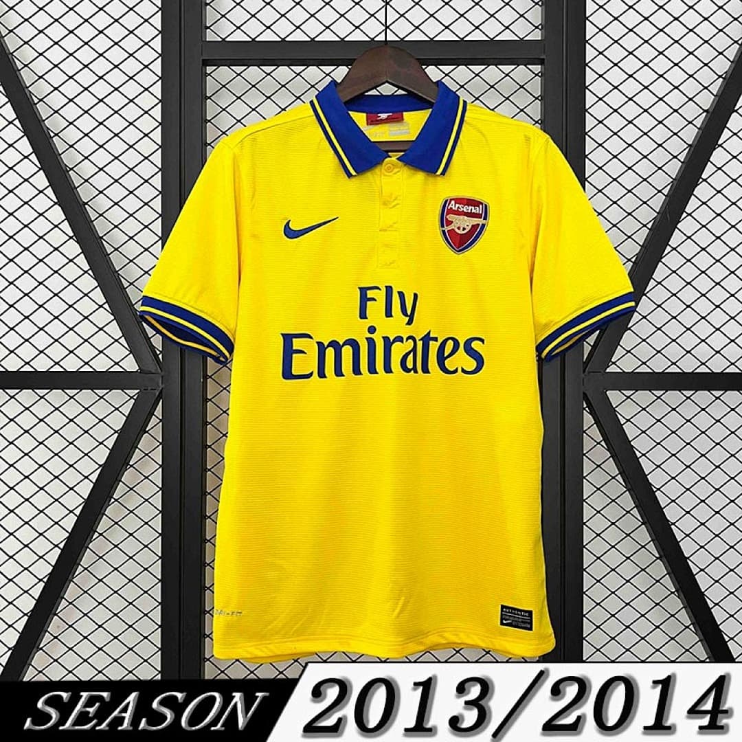 Camisola Retrô Arsenal 2013/14 Away