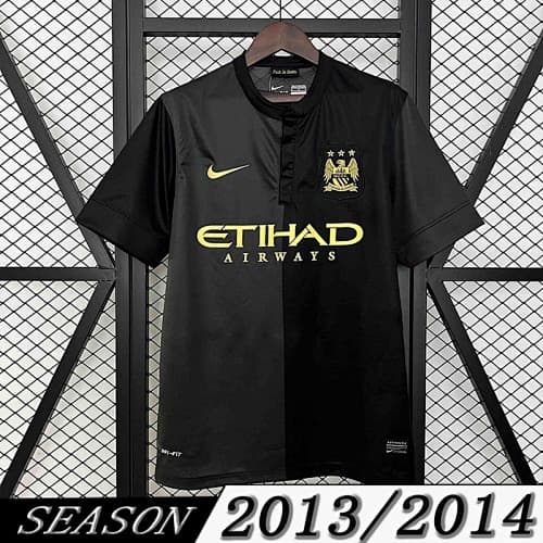 Camisola Retrô Manchester City 2013/14 Away