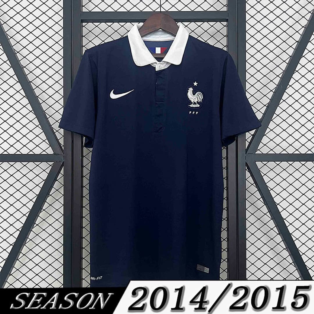 Camisola Retrô Seleção da França 2014