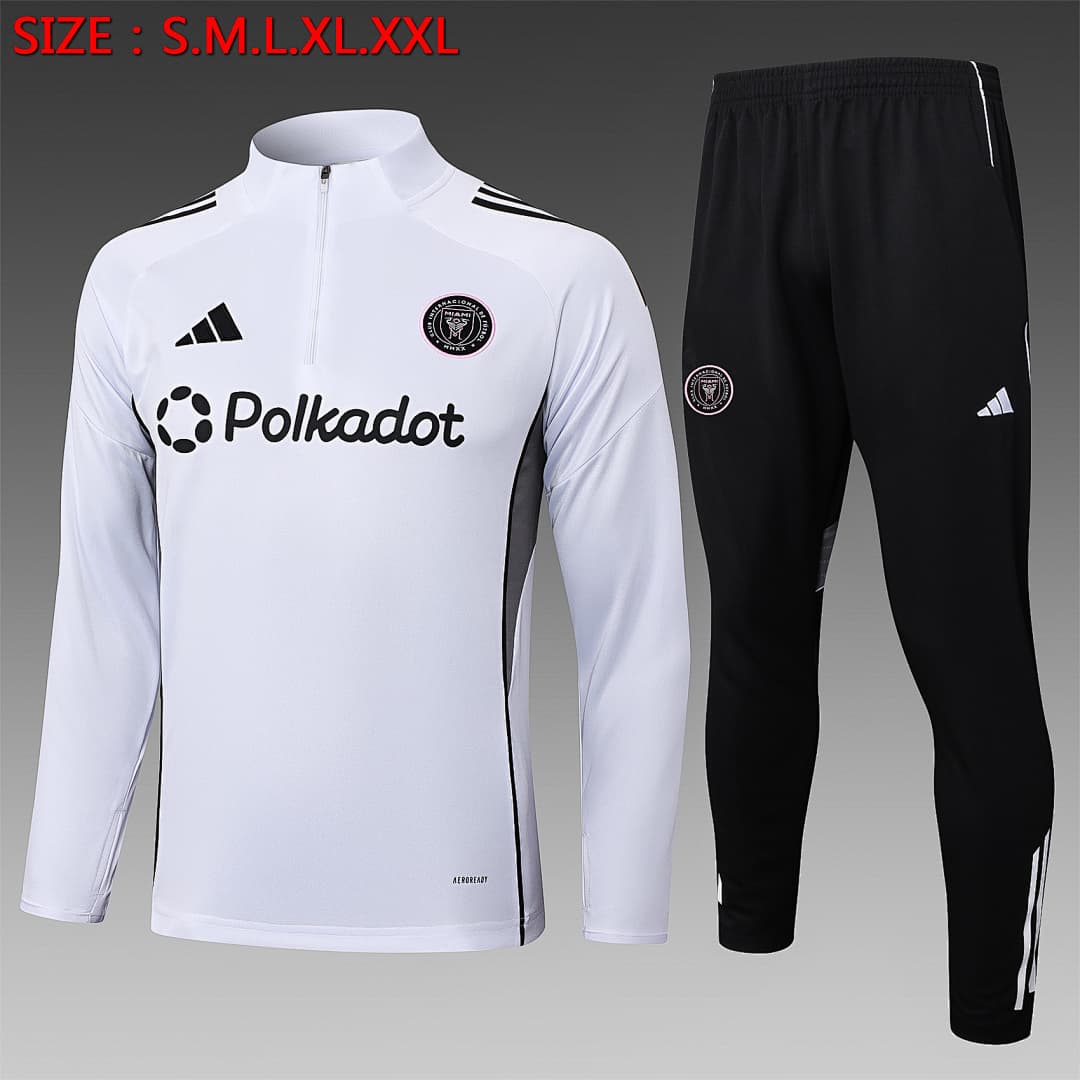 Fato de Treino Inter Miami Manga Longa 2026/27 — Branco