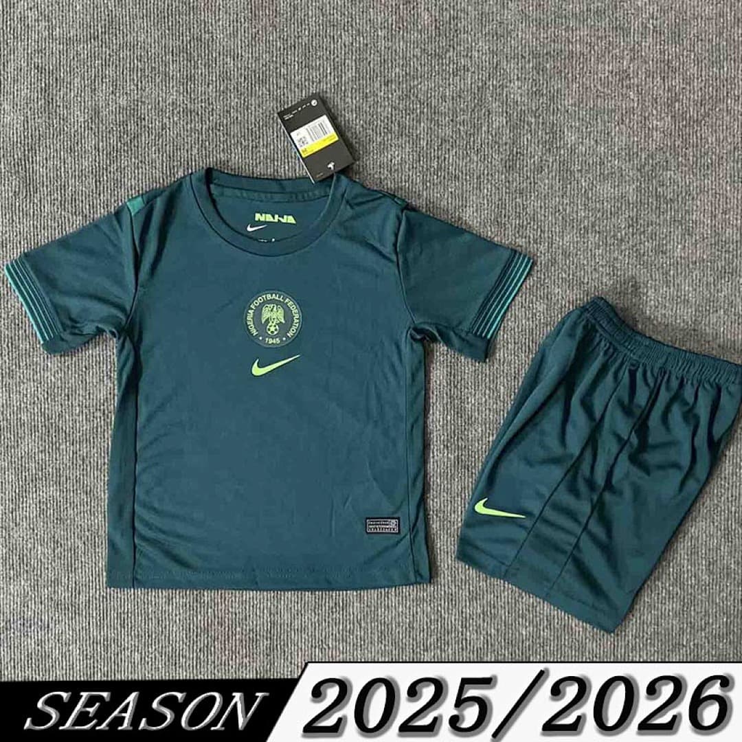 Kit Infantil Seleção da Nigéria Away 2026/27