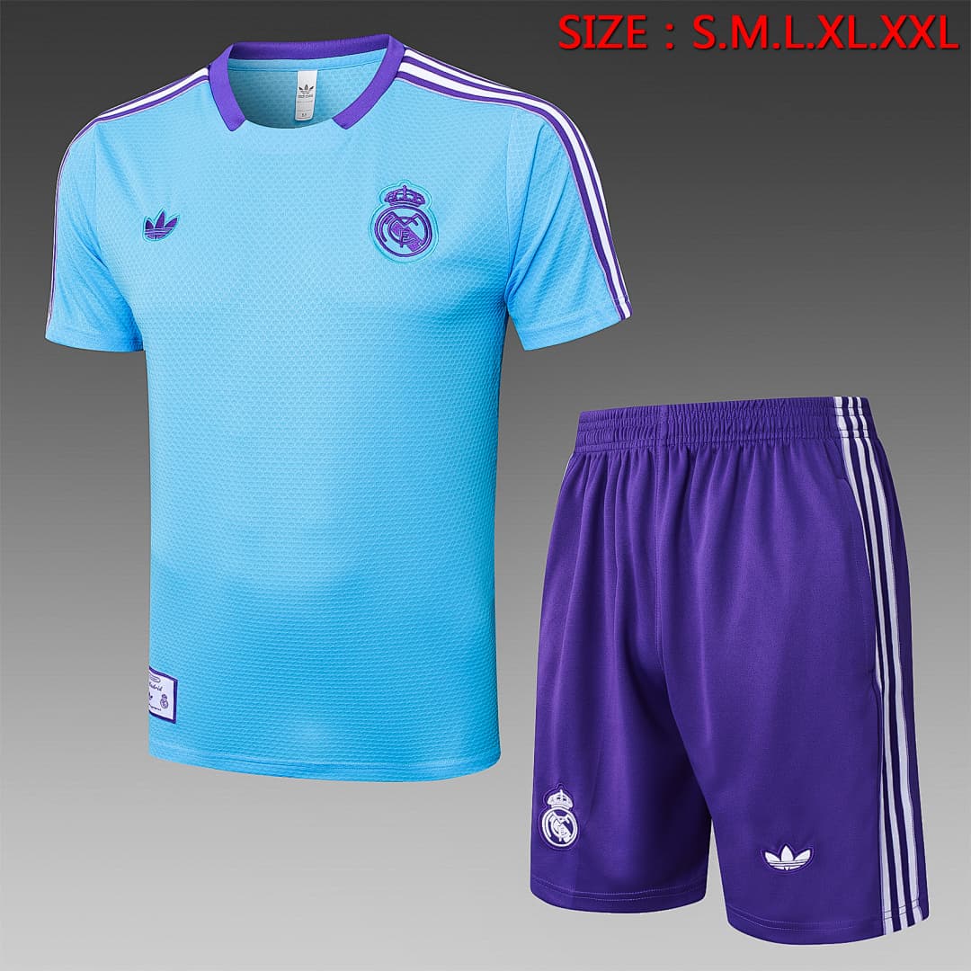 Fato de Treino Real Madrid 2026/27 — Azul Claro