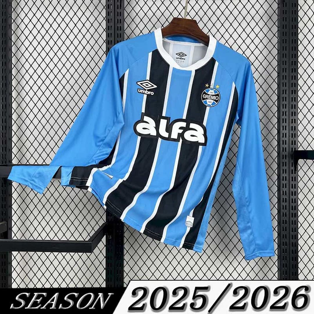 Camisola Manga Longa Gremio Home 2026/27