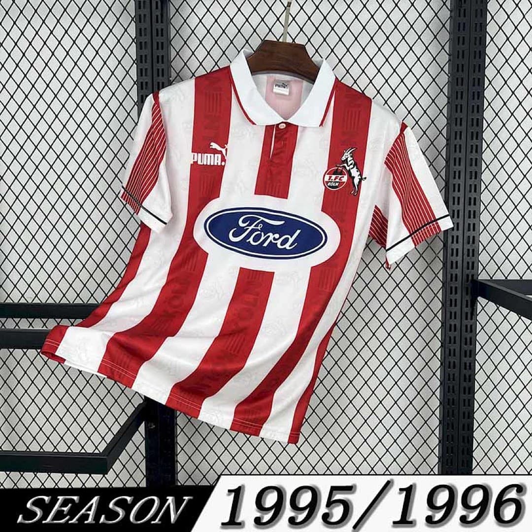 Camisola Retrô 1. FC Köln 1995/96