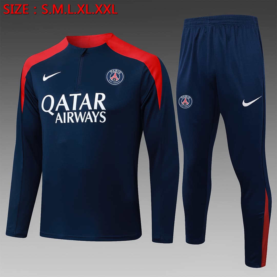 Fato de Treino PSG Manga Longa 2026/27 — Vermelho