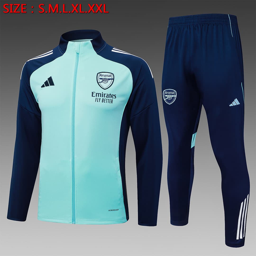Casaco Arsenal 2026/27 — Verde Claro