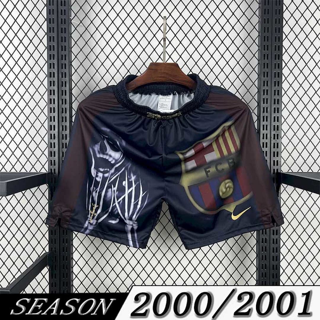 Calções Retrô Barcelona 2000/01