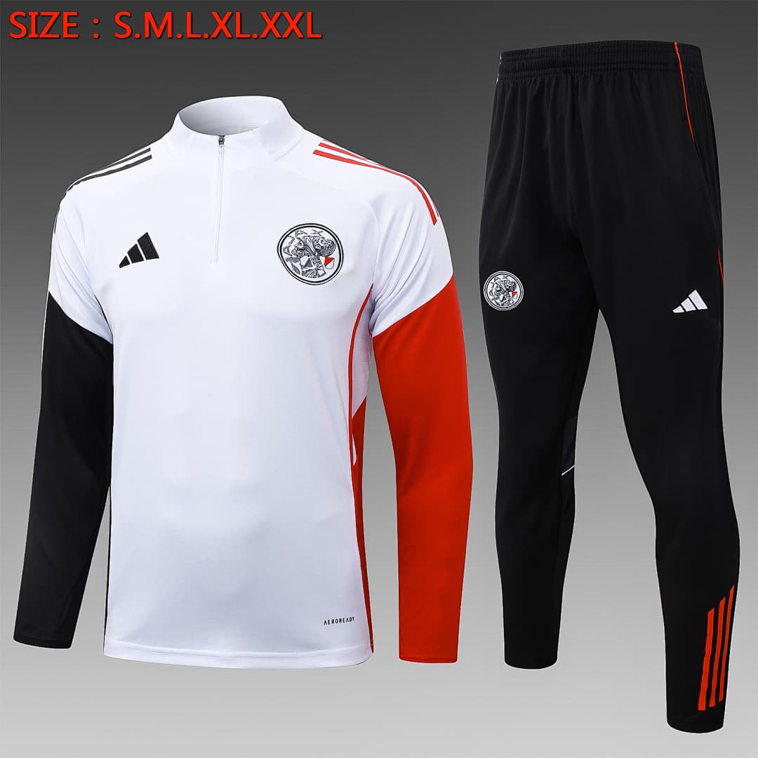Fato de Treino Ajax Manga Longa 2026/27 — Branco
