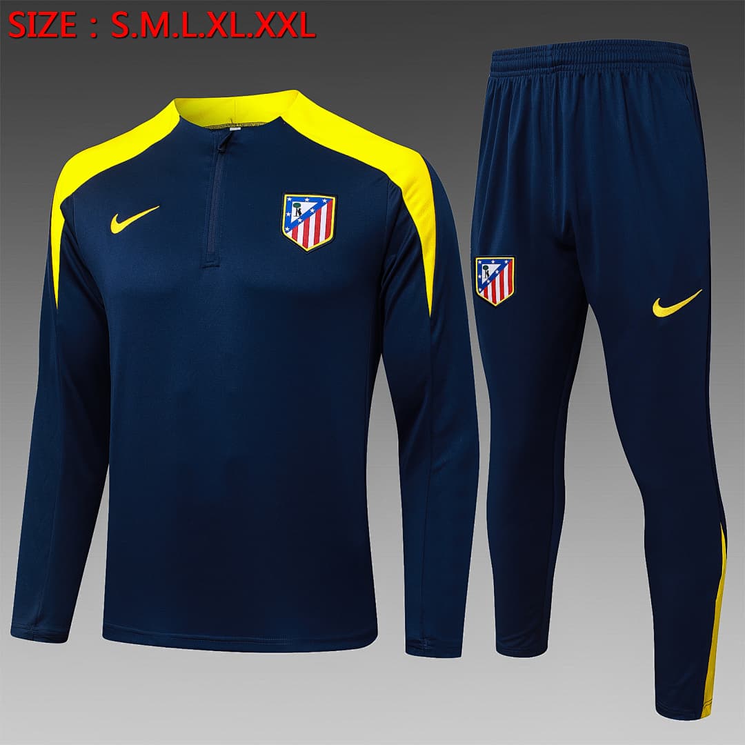 Fato de Treino Atletico Madrid Manga Longa 2026/27 — Azul Royal