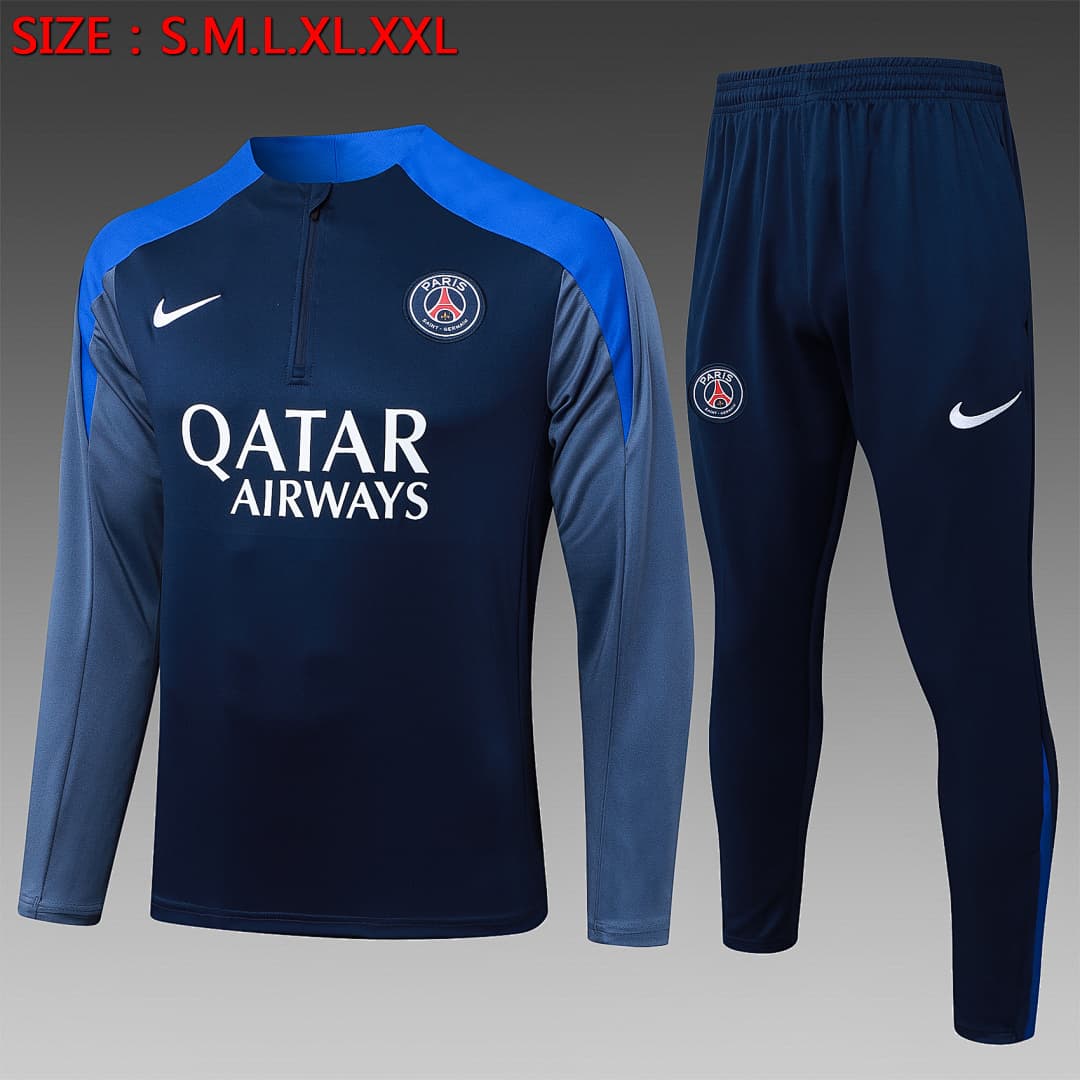 Fato de Treino PSG Manga Longa 2026/27 — Azul Royal