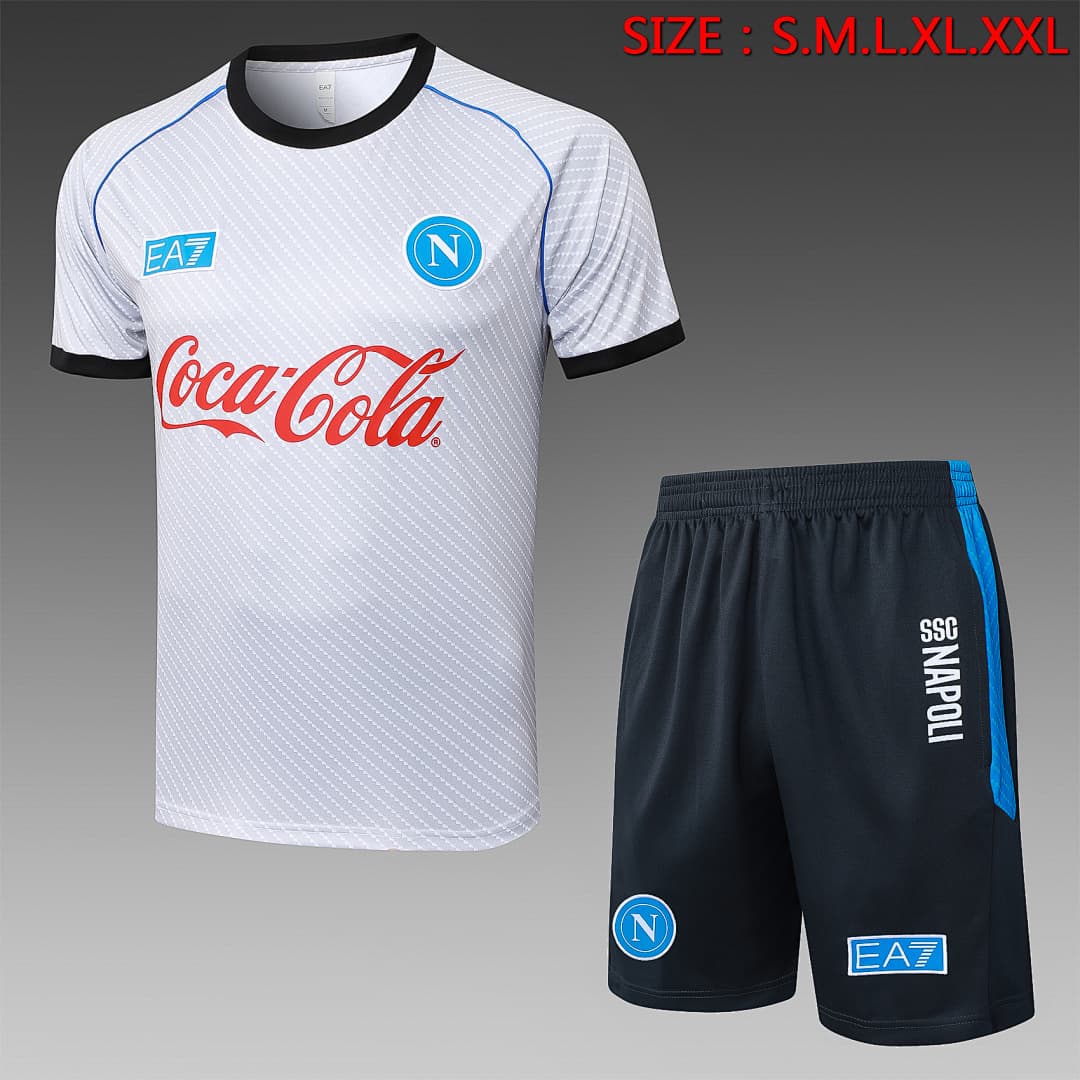 Fato de Treino Napoli 2026/27 — Cinza Claro