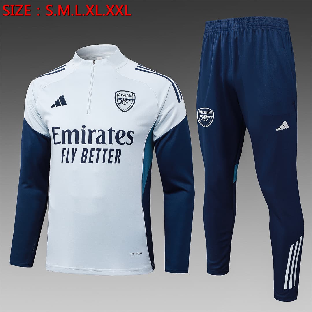 Fato de Treino Arsenal Manga Longa 2026/27 — Cinza