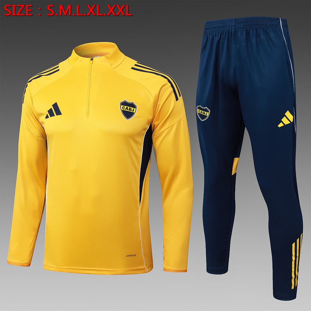 Fato de Treino Boca Juniors Manga Longa 2026/27 — Amarelo