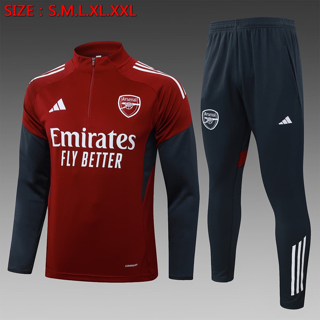 Fato de Treino Arsenal Manga Longa 2026/27 — Branco