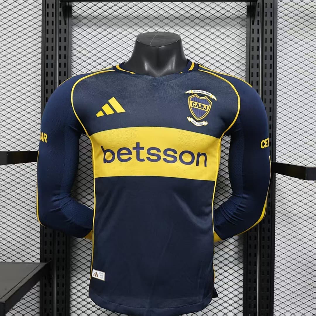 Camisola Manga Longa Boca Home 2026/27 — Versão Jogador