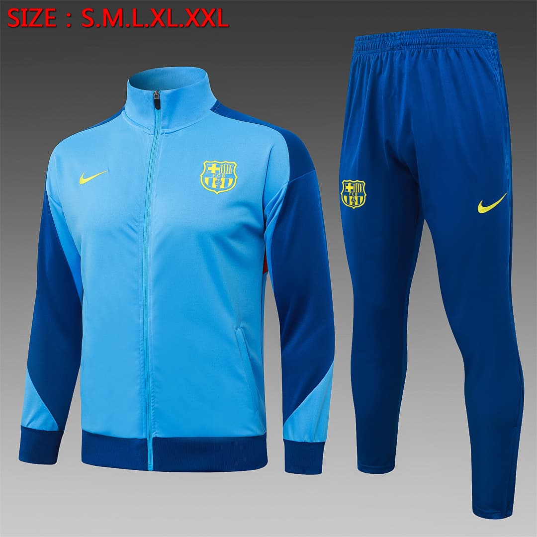 Casaco Barcelona 2026/27 — Azul Claro