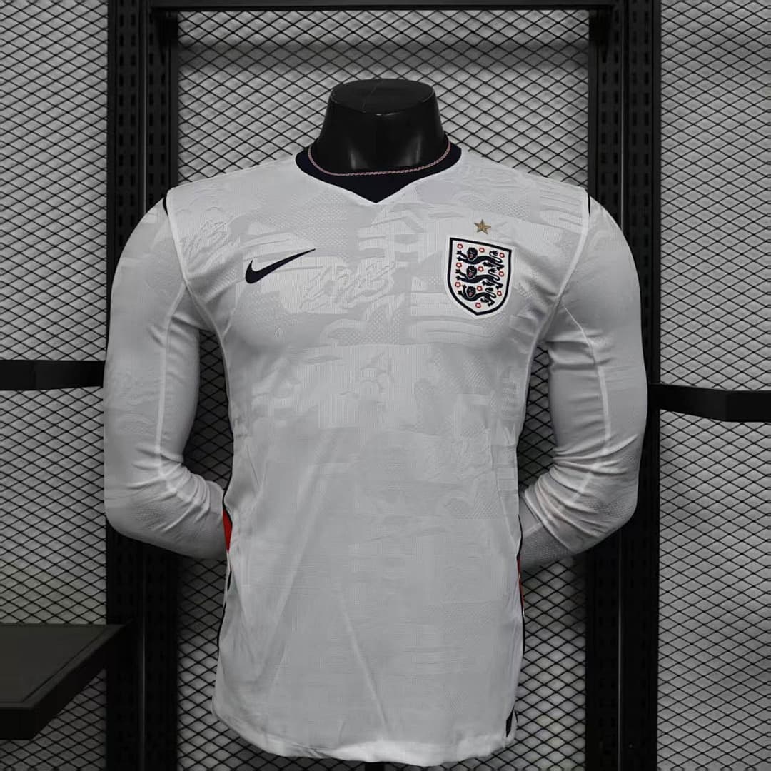 Camisola Manga Longa Seleção da Inglaterra Home 2026/27 — Versão Jogador