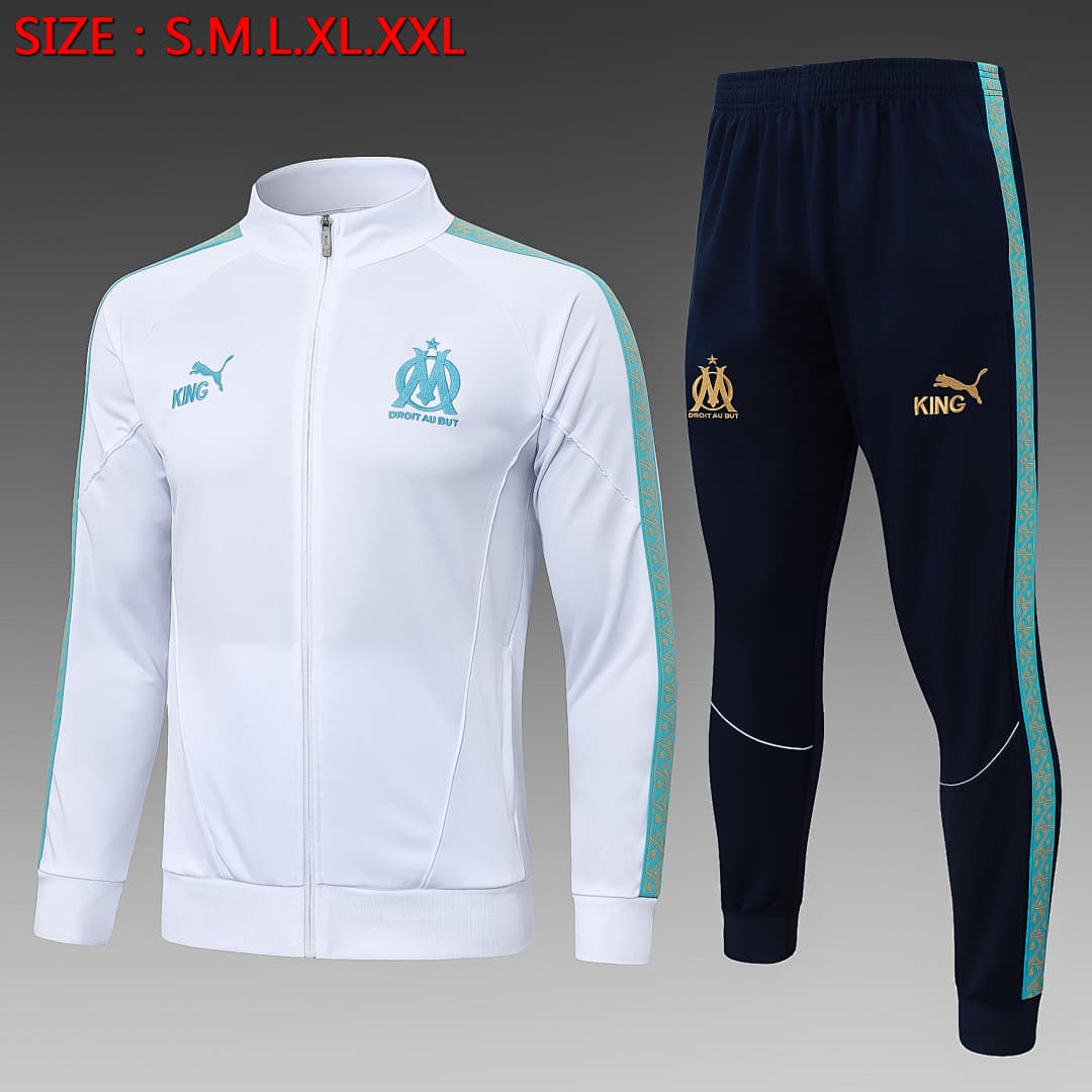 Casaco Marseille 2026/27 — Branco