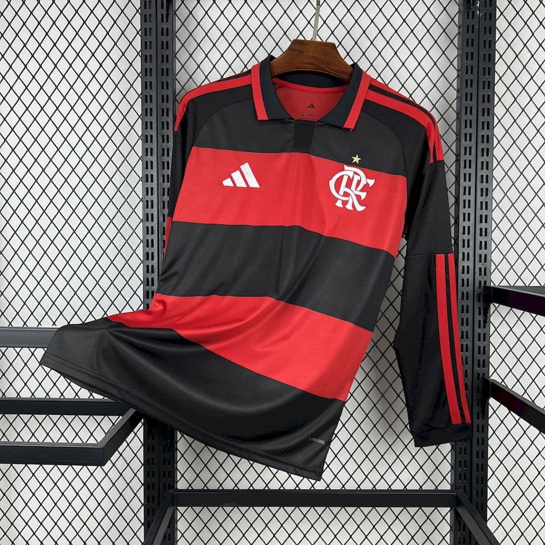 Camisola Manga Longa Flamengo Home 2026/27