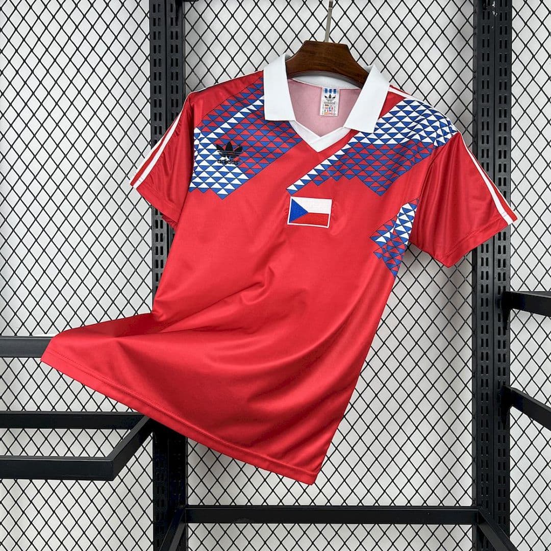 Camisola Retrô Seleção da Eslováquia 1990