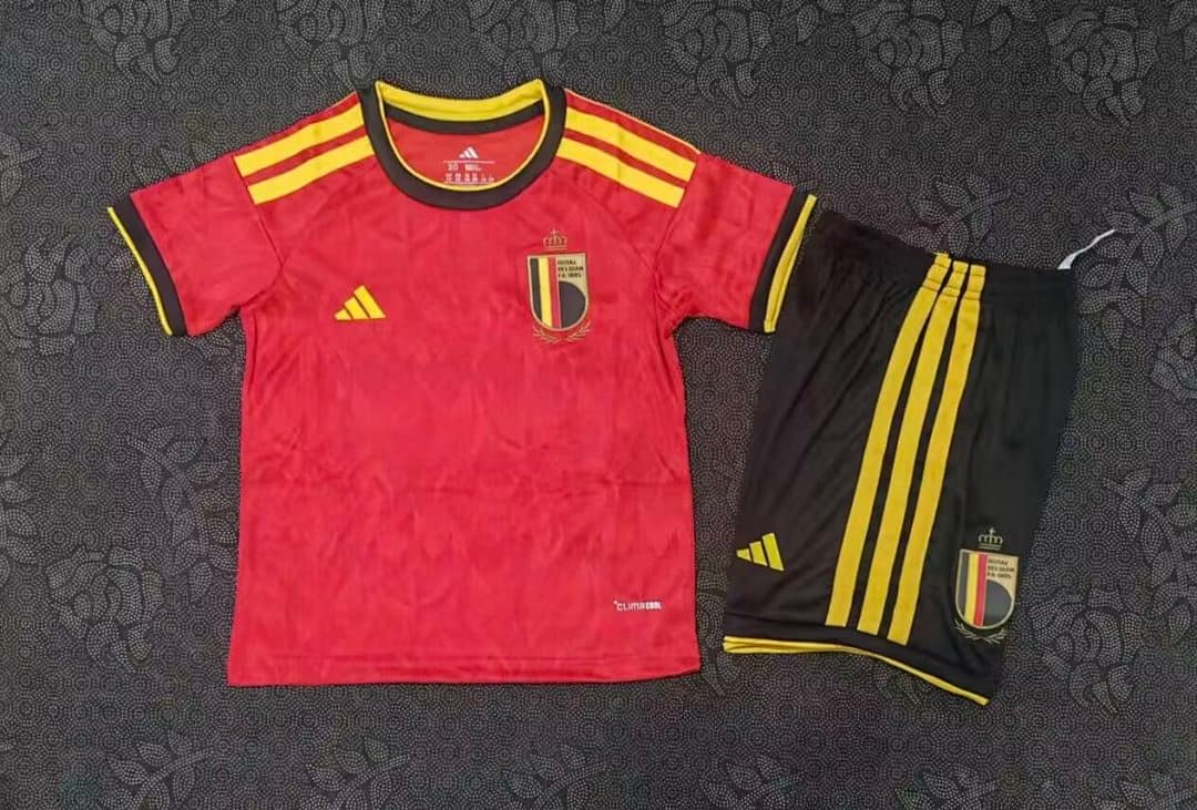 Kit Infantil Seleção da Bélgica Home 2026/27 — Seleção da Bélgica