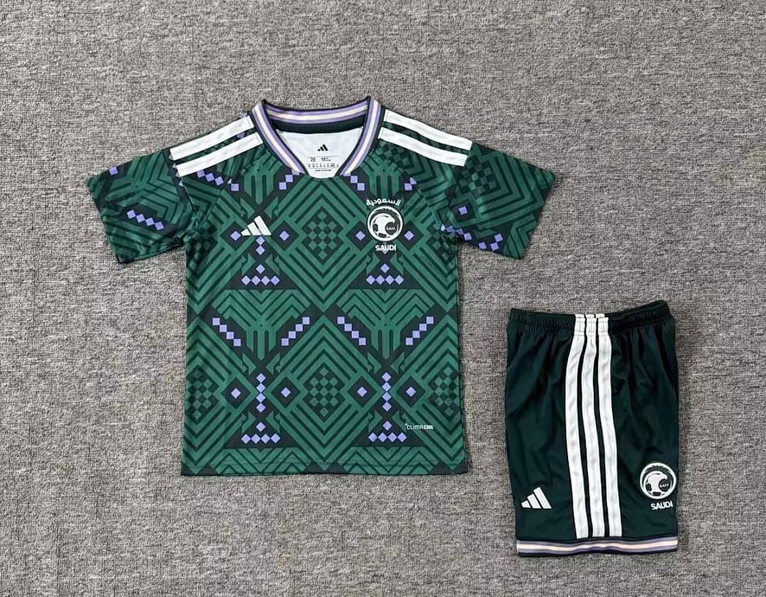 Kit Infantil Seleção da Arábia Saudita Home 2026/27 — Seleção da Arábia Saudita