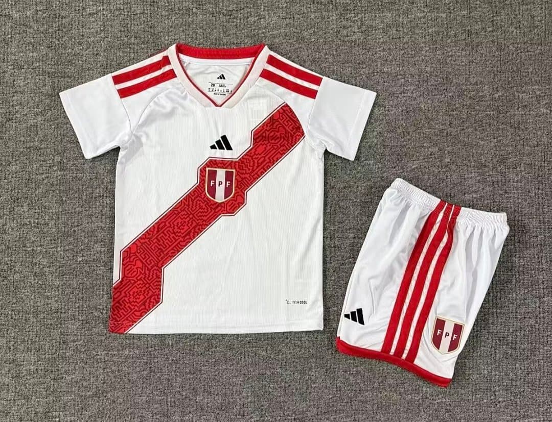 Kit Infantil Seleção do Peru Home 2026/27 — Seleção do Peru