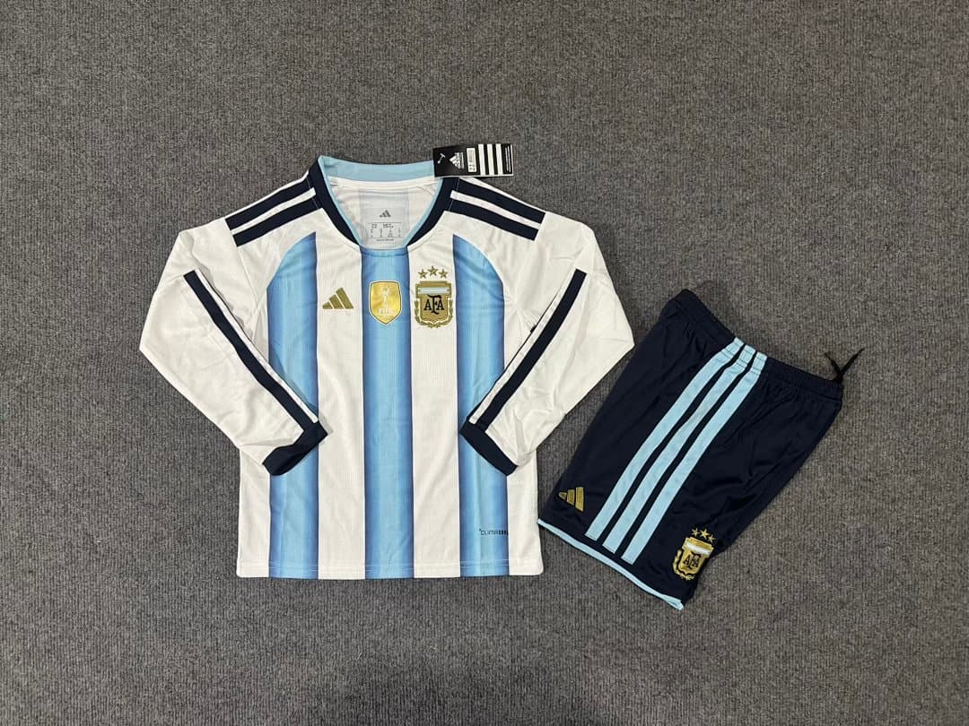 Kit Infantil Seleção da Argentina Home 2026/27