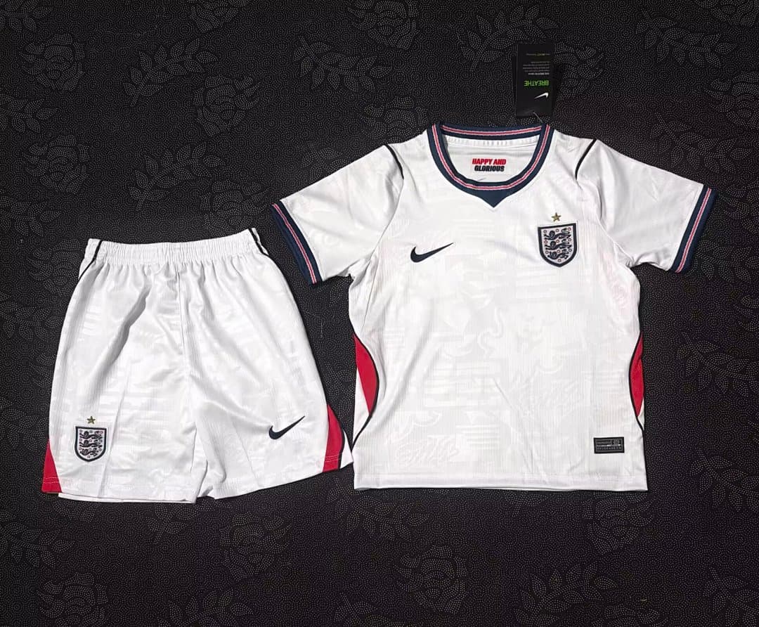 Kit Infantil Seleção da Inglaterra Home 2026/27