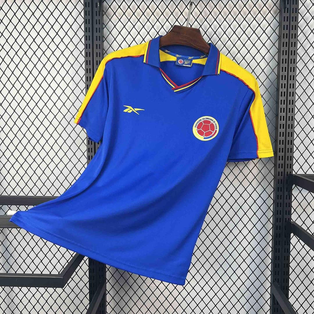 Camisola Retrô Seleção da Colômbia 1998 Away
