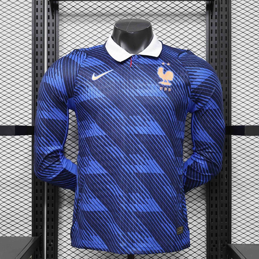 Camisola Manga Longa Seleção da França Home 2026/27 — Versão Jogador