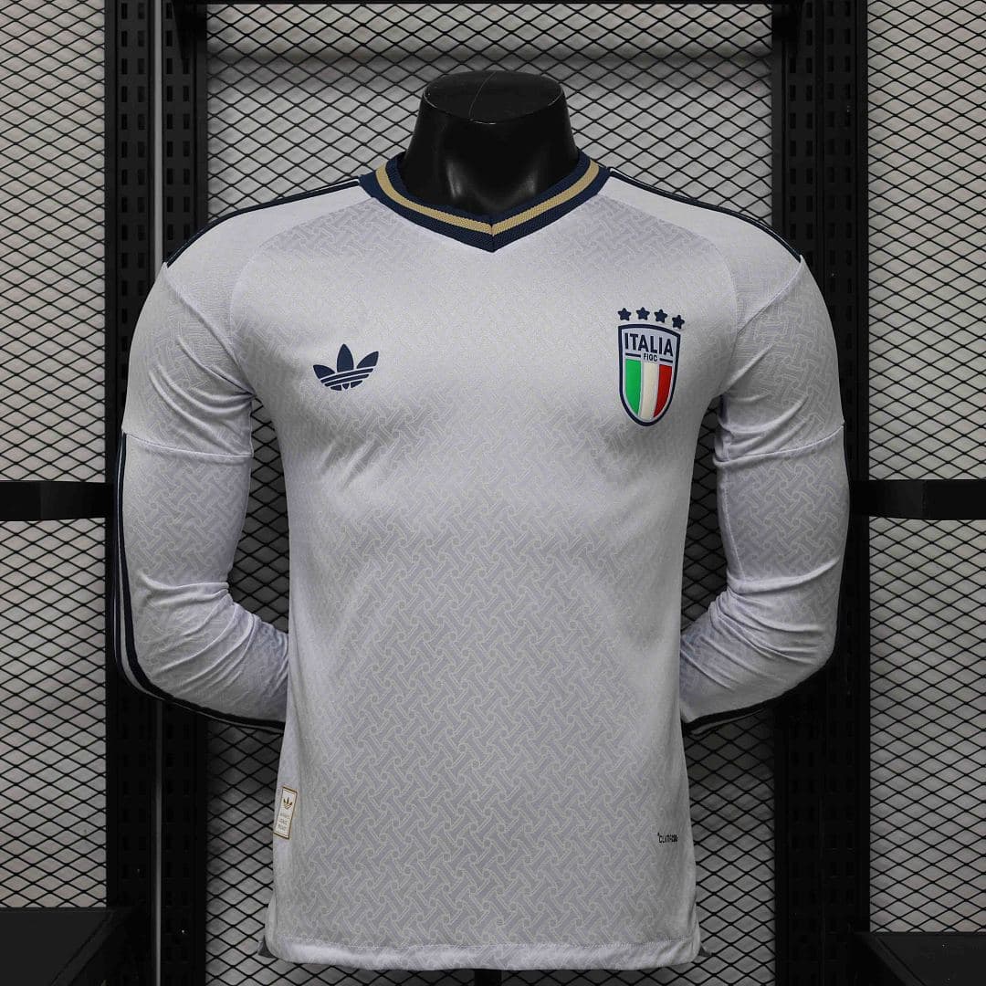 Camisola Manga Longa Seleção da Itália Home 2026/27 — Versão Jogador
