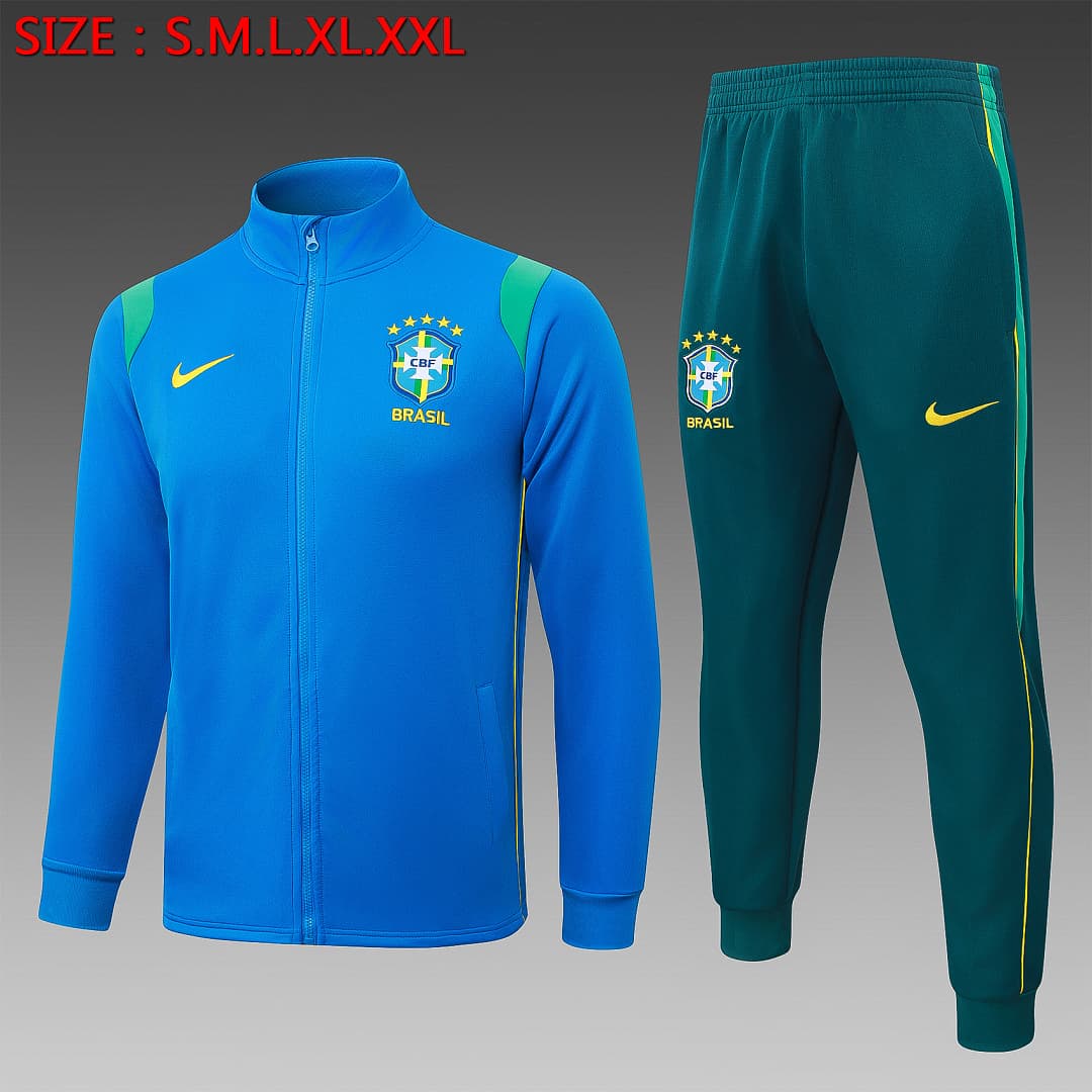 Casaco Seleção do Brasil 2026/27 — Ciano