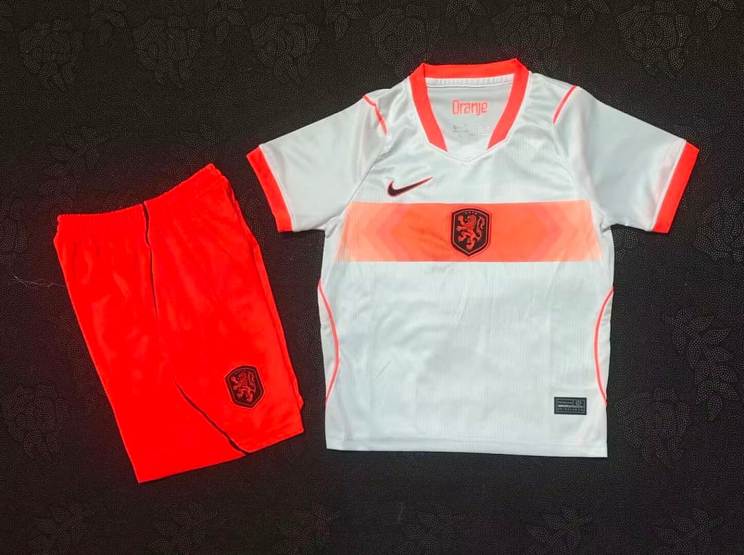 Kit Infantil Seleção da Holanda Away 2026/27
