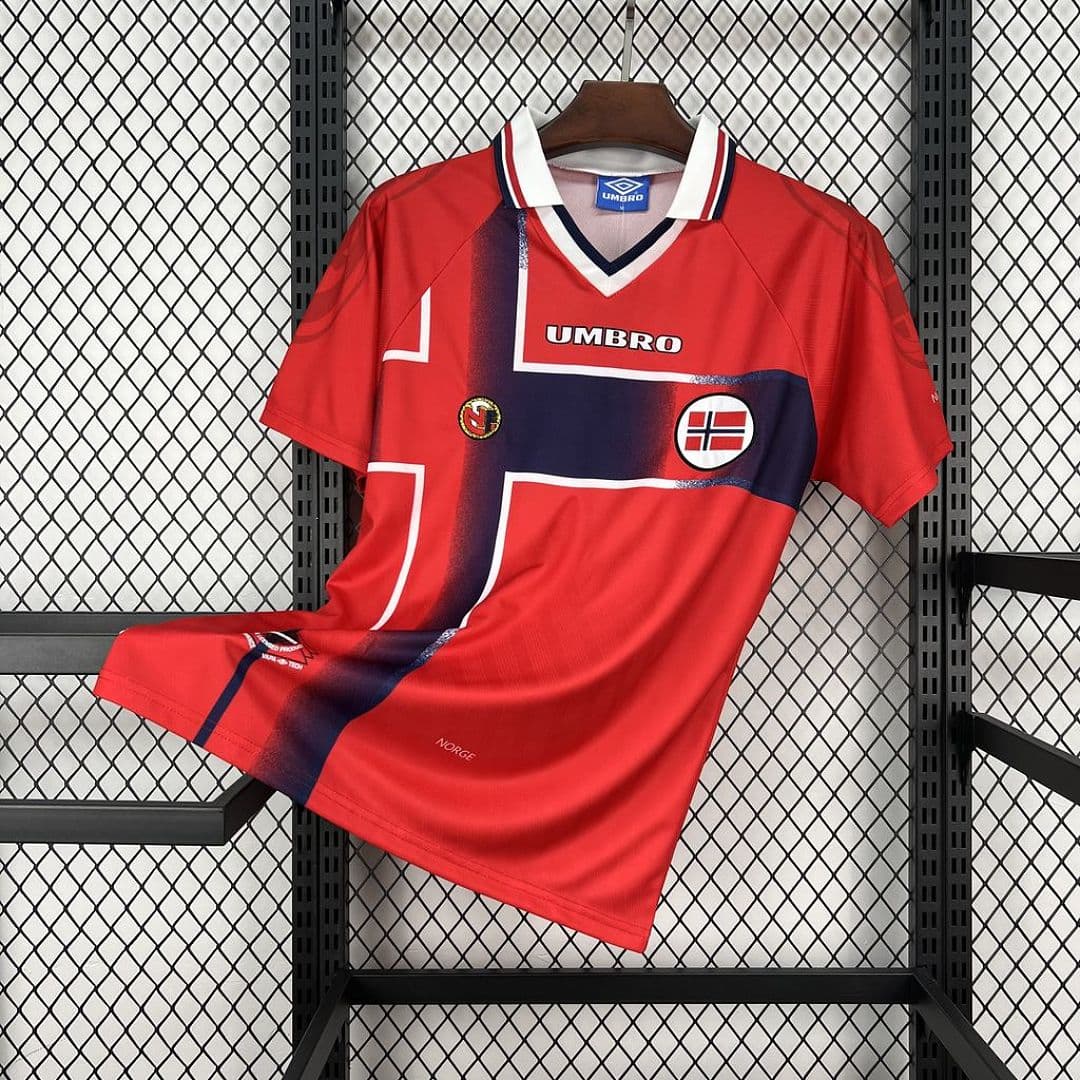 Camisola Retrô Seleção da Noruega 1997
