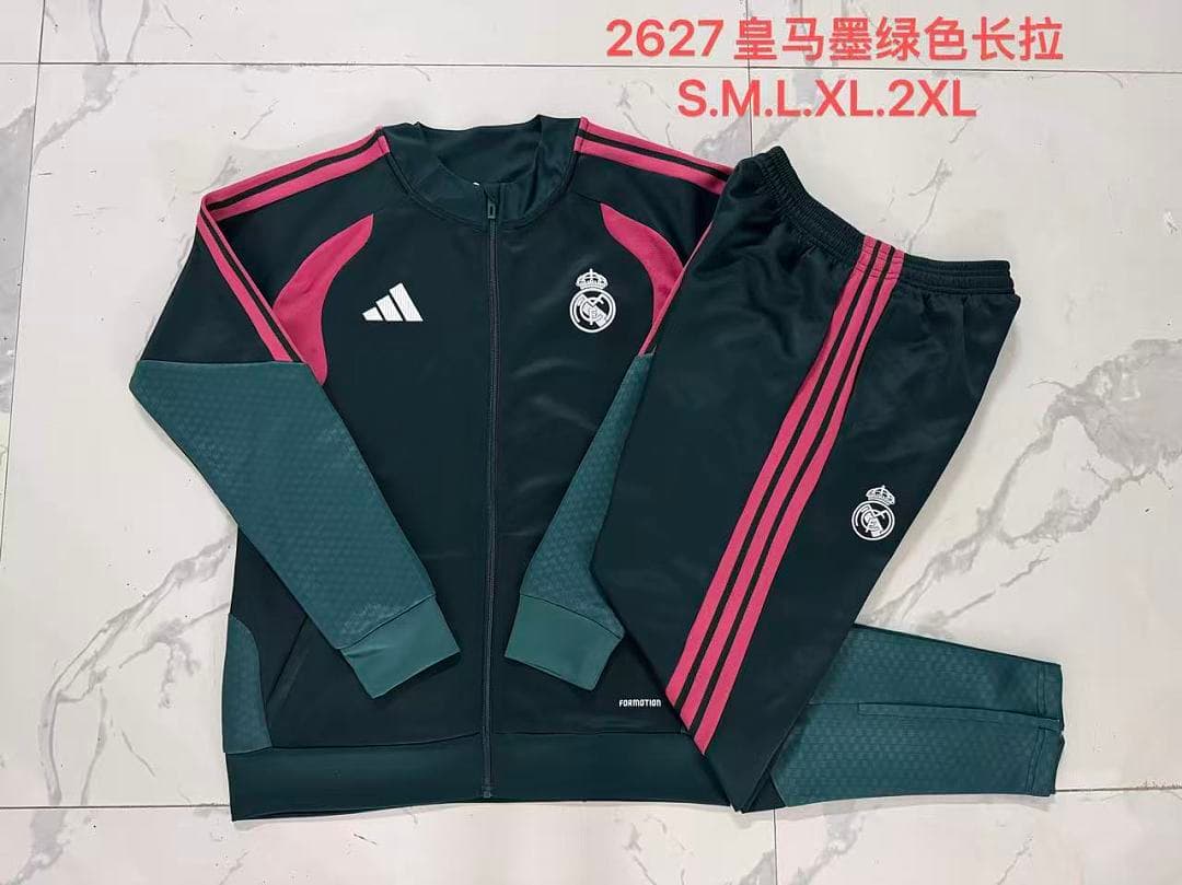 Casaco Real Madrid 2026/27 — Verde Escuro