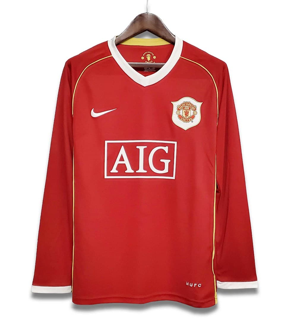 Camisola Retrô Manchester United 2006/07