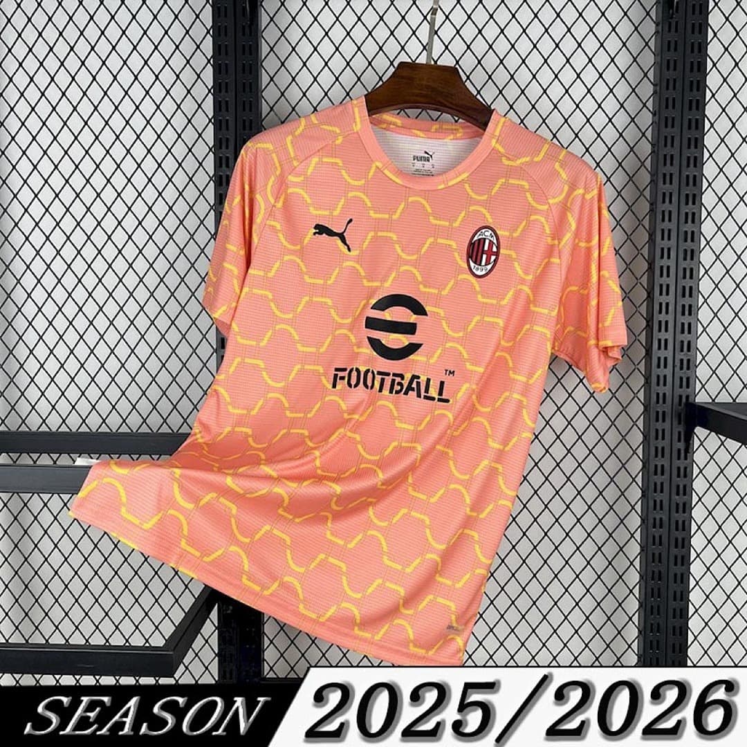 Camisa AC Milan Pré-Jogo 2025/26
